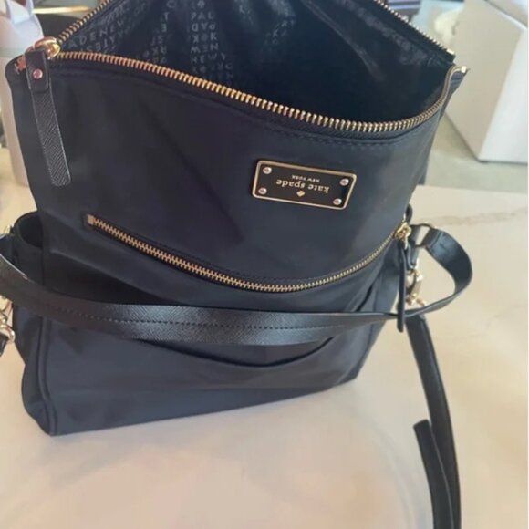 CLEARANCE Kate Spade Blake Avenue Lyndon Messenger Bag Black EUC - Picture 12 of 16